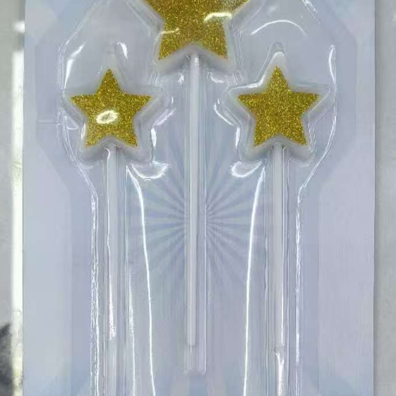 VELA DE CUMPLEAÑOS ESTRELA 23*12,5 X3