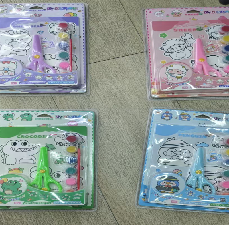 SET ESCOLAR PARA PINTAR 18*26,5 CM
