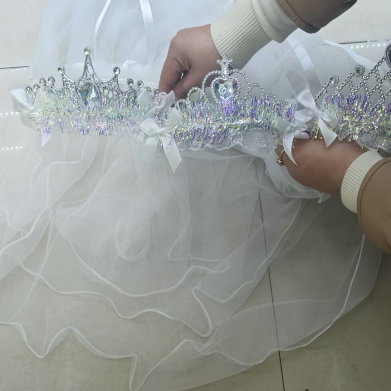 VINCHA CON VELO 18*7 CM X12