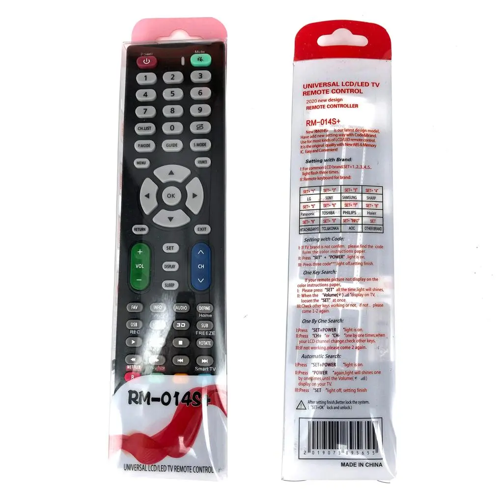CONTROL UNIVERSAL SMART RM-014S+