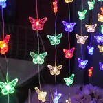 CORTINA 80 LEDS CHATO CON FORMA DE MARIPOSA 2*1M