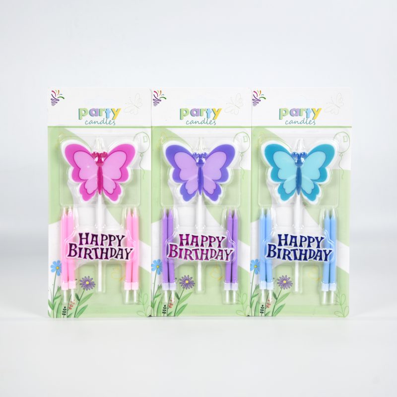 VELAS CON MARIPOSA X24