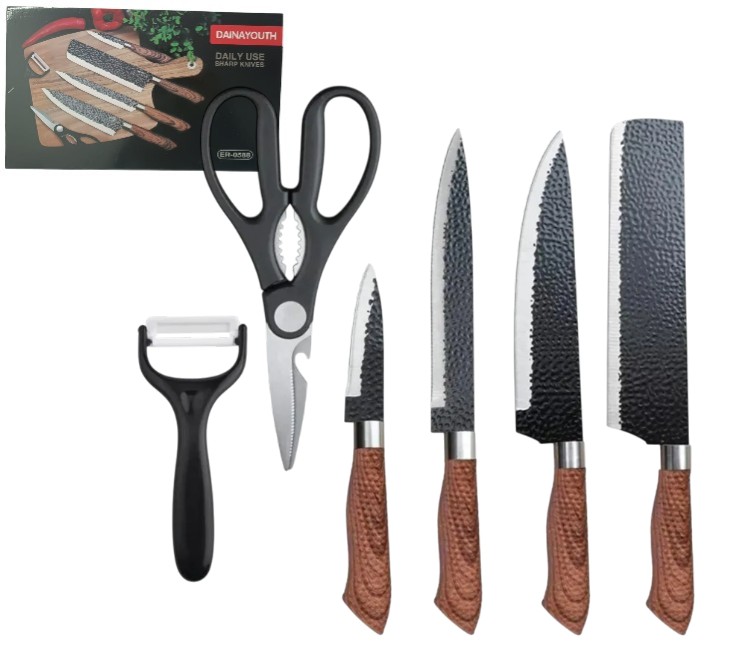 SET CUCHILLOS X6 PZA ER-0589 MELECH-340