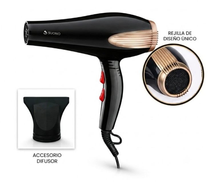 [PREITACC0066] SECADOR DE PELO PROFESIONAL 1600W