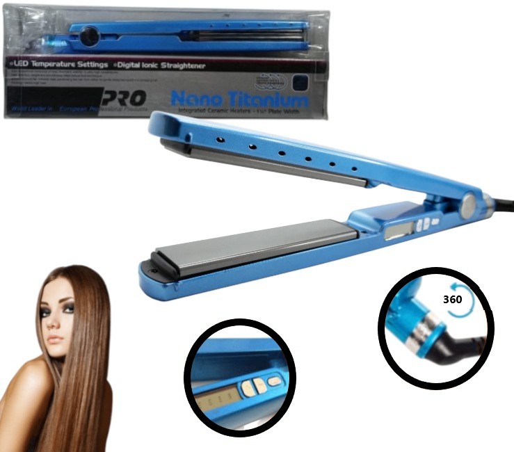 PLANCHA DE PELO 250°C NANO TITANIUM VT3301(CELEST