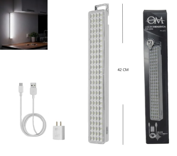 [PREITOM892] LUZ DE EMERGENCIA 92 LED