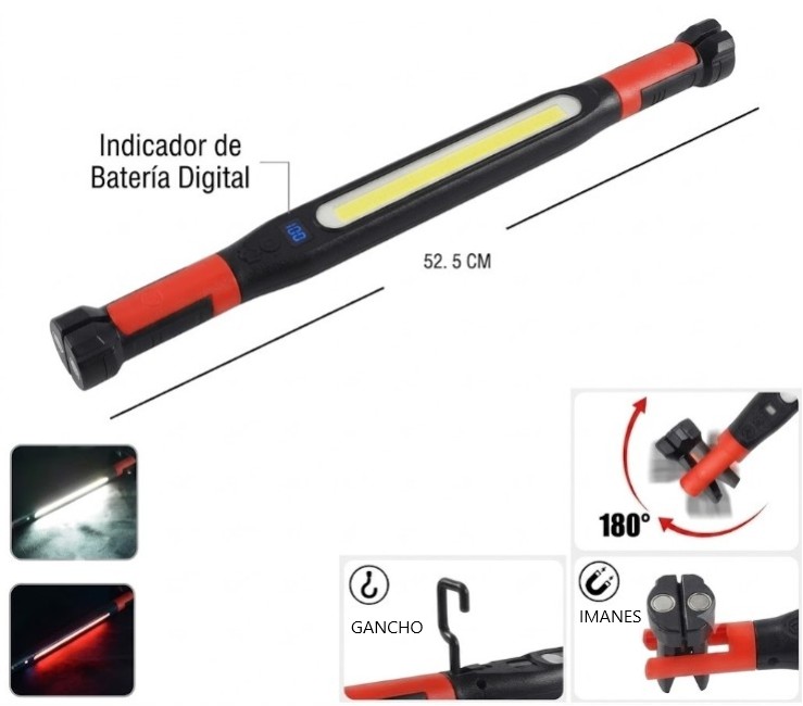 [PREITMELECH609] LINTERNA LED DE TRABAJO CON IMAN ZJ-8905