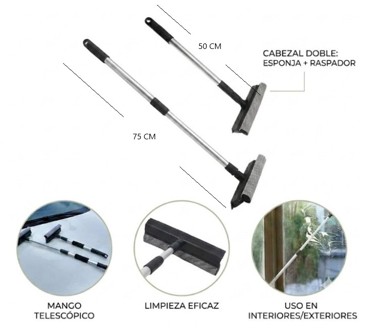 [PREITMELECH509] CEPILLO LIMPIAVIDRIOS EXTENSIBLE