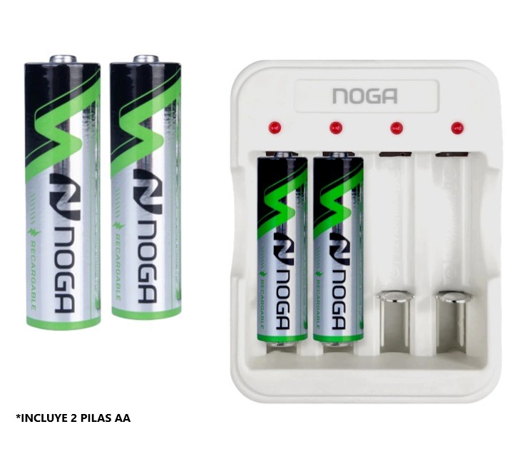 [PREITNGA5200] CARGADOR USB NOGA CON PILAS AA 2700MaH