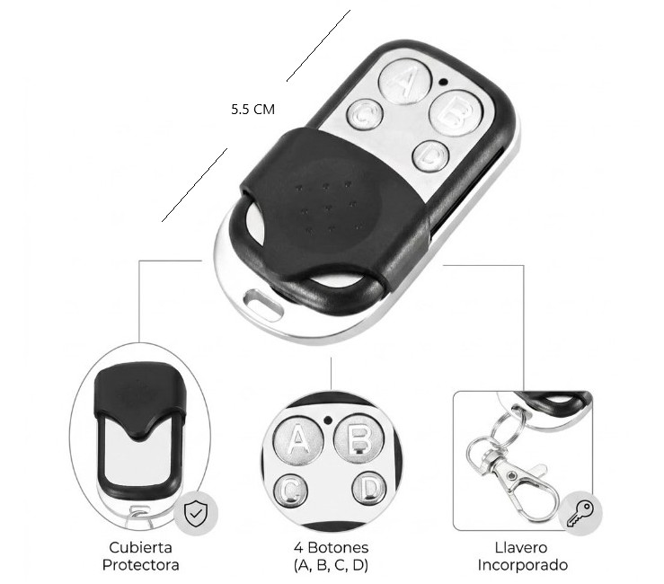 [PREITMELECH317] CONTROL REMOTO DUPLICADORVC UNIVERSAL