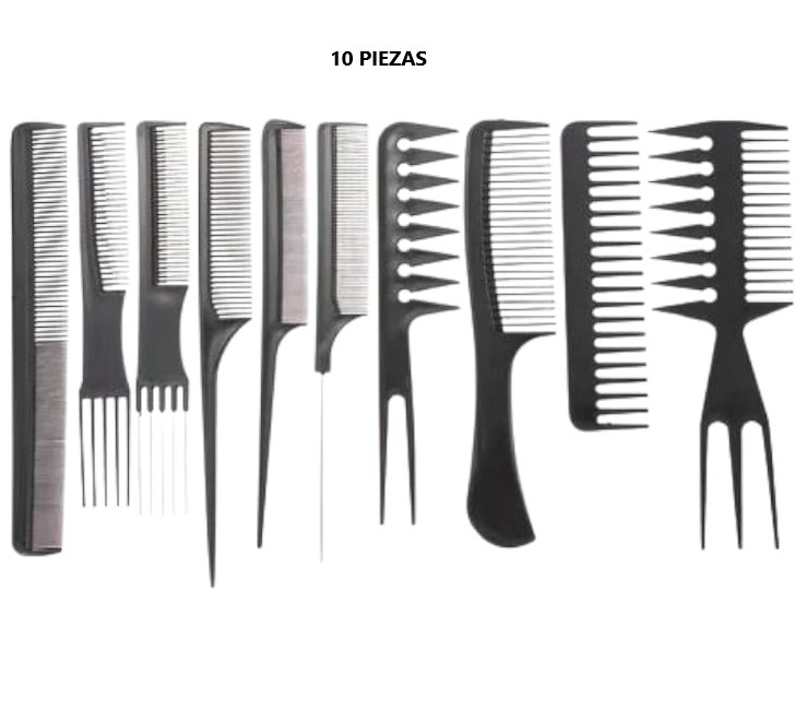 [PREITMELECH367] COMBO KIT DE PEINES 10 PCS