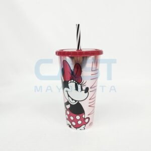 [PRECTBEGI01MINNIEH10] VASO 700ML TAPA C/ SORBETE MINNIE