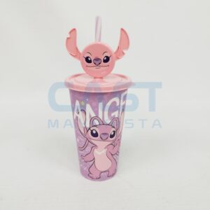 VASO PIN 500ML TAPA C/ SORBETE ANGEL
