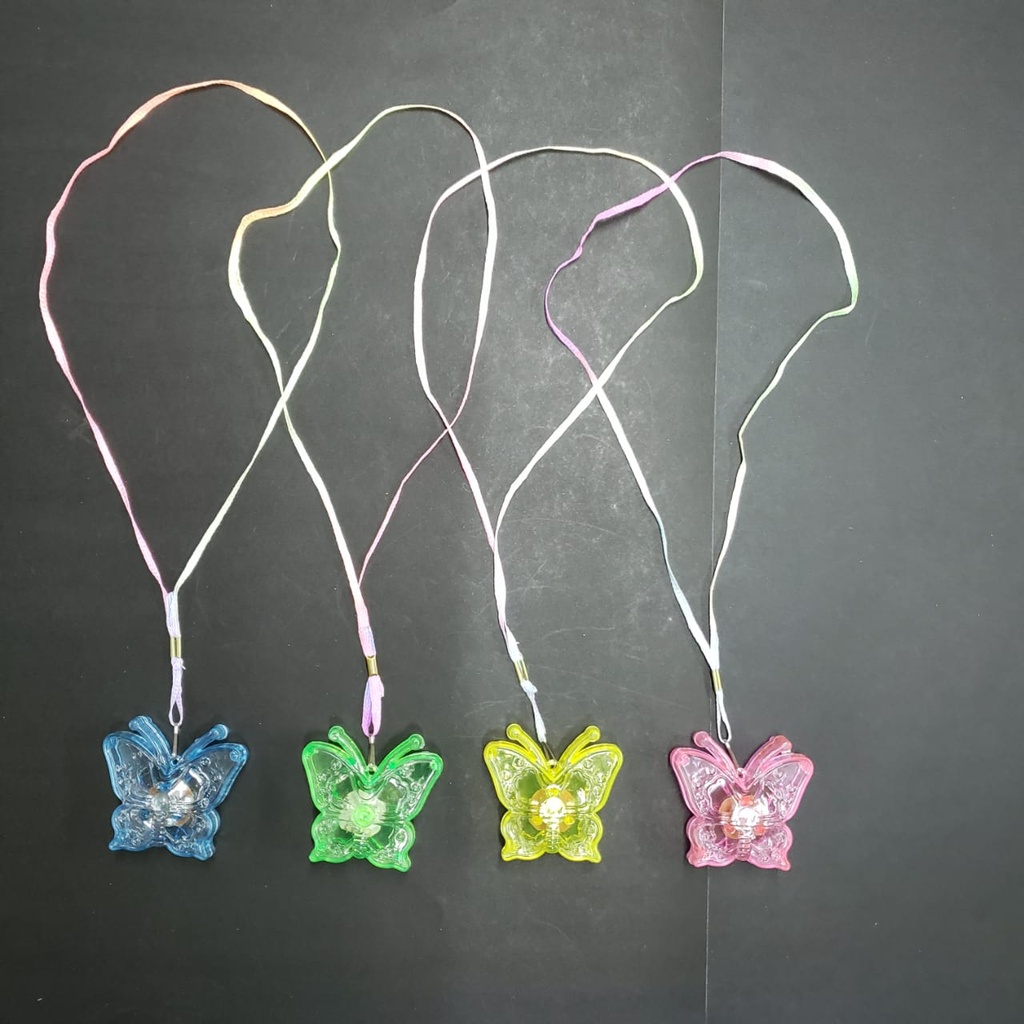 [PREZLCOLGANTECONLUZMARIPOSATRANSPARENTE] COLGANTE CON LUZ MARIPOSA TRANSPARENTE X48