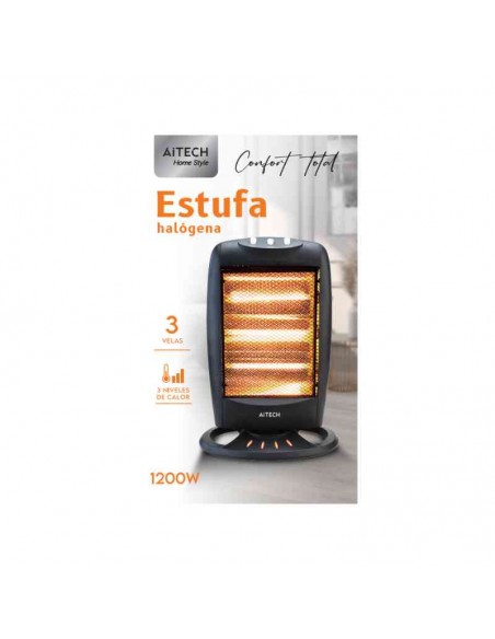 [PREBB89244] ESTUFA 3 VELAS 1200W AITECH