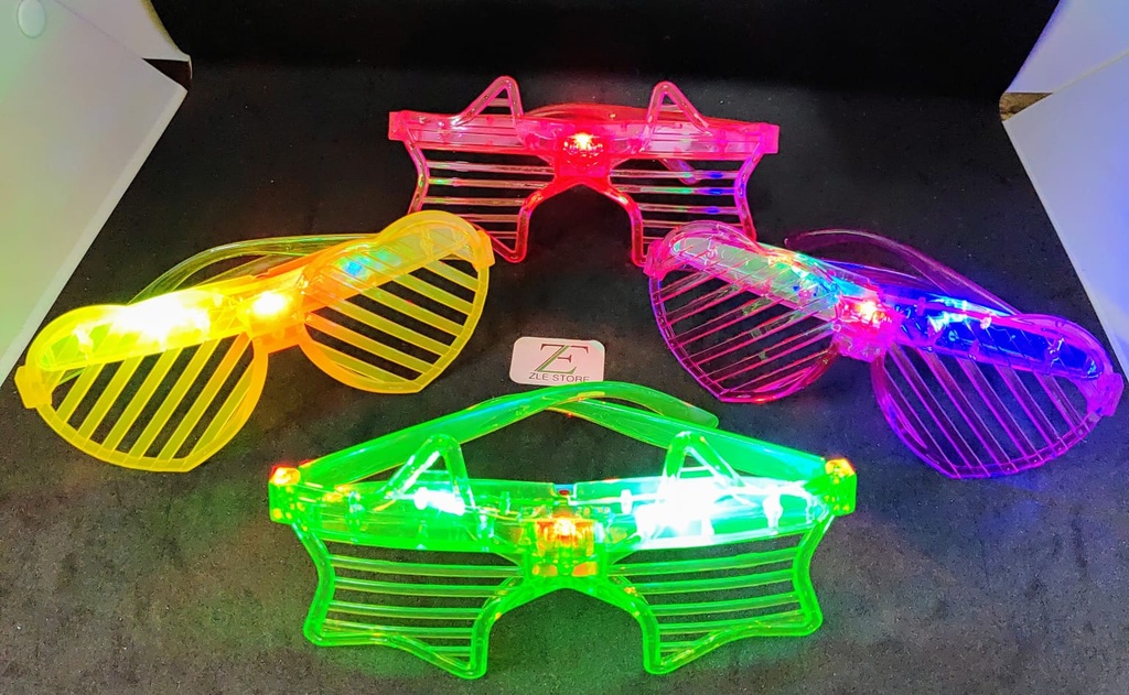 [PREZLANTEOJOCONLUZRAYADOX12UZLE009] ANTEOJO RAYADO DE FORMAS CON LUZ X12