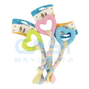 MORDILLO P/ MASCOTA {WB268} CORAZON