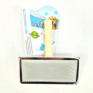 [PRECTWF83] CEPILLO P/ MASCOTA {WF83} 11X5.5CM MANGO MADERA