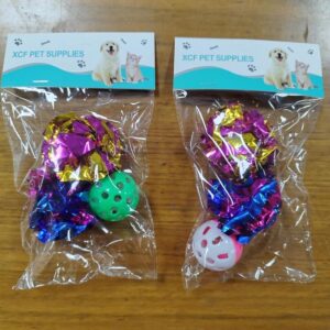 [PRECTWF91] PELOTA C/ CASCABEL {WF91} JUGUETE P/ MASCOTA