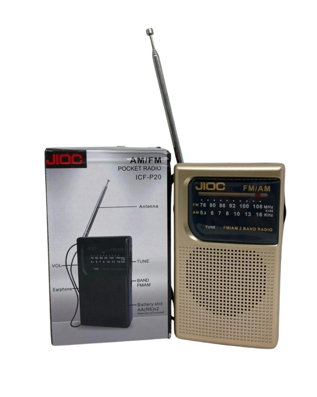 RADIO AM/FM PORTATIL JIOC