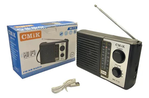 RADIO AM-FM CMIK RECARGABLE/PILA