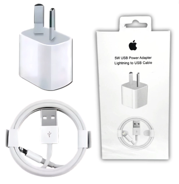 CARGADOR DE IPHONE USB A LIGHTNING 5W