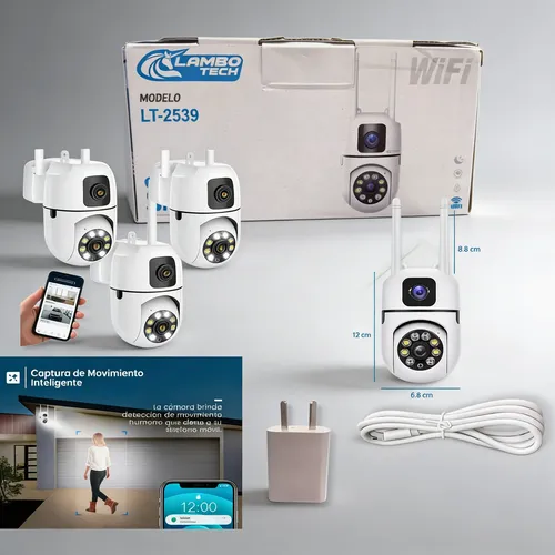 CAMARA IP DOBLE VISOR DOMO LAMBO
