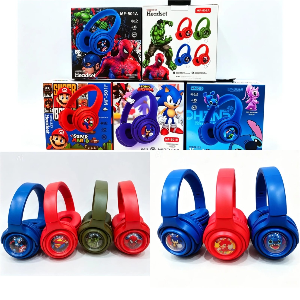 AURICULARES VINCHA ANIMADOS