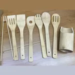 [PREZLBCP0101] Juego de 7 utensilios de bambú