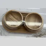 [PREZLBVA1001] Recipientes de bambú para condimentos 3pcs