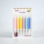 Vela espiral para torta x24