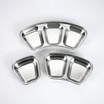 [PREZLBVP1201] Plato de salsa mediano plateado 3pcs