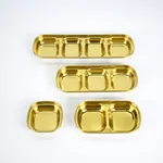 [PREZLBVP0901] Plato de salsa dorado 4pcs