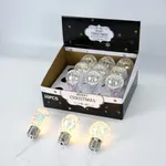 Foco adorno con brillo LED x12 - Cálido