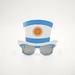 Anteojos sombrero Argentina x12 Estándar