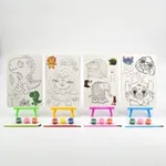 [PREZLLLL1101JQ771] Tarjetas infantiles para colorear x24 Estándar