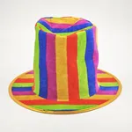 [PREZLCG2901T] Sombrero alto de cotillon multicolor x12 Estándar