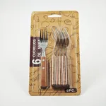 [PREZLBCT02] Tenedor de madera x6