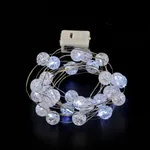 [PREZLLPM56BL] Mecanismo alambre bolita diamante 20 leds x12 - Blanco