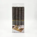 Mantel individual de plástico alambre dorado x4 Estándar