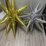 Globo estrella explosiva x12 - Dorado