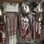Cuchara mango de madera x6u Estándar