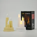 [PREZLLPV34CA] Vela triple con luz - Cálido
