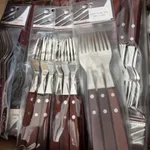 [PREZLBCT0301] Tenedor mango de madera x6u Estándar
