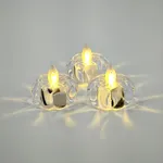 [PREZLLPV3001CA] Vela flor con luz x12 - Calido