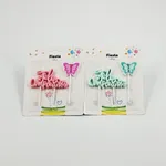 Vela de feliz cumpleaños mariposa x24 Estándar