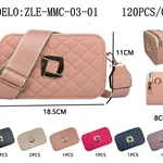 [PREZLMMC0301] Cartera bandolera "hebilla cuadradra" x12 Estándar