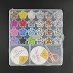 Set cuentas flores 19*19.5 cm 270 g Estándar