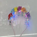 [PREZLCV70MU] Vincha de flores con luz x12 - Multicolor