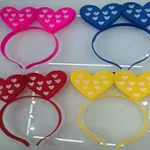 [PREZLCV3501] Vincha corazones con luz x12 Estándar